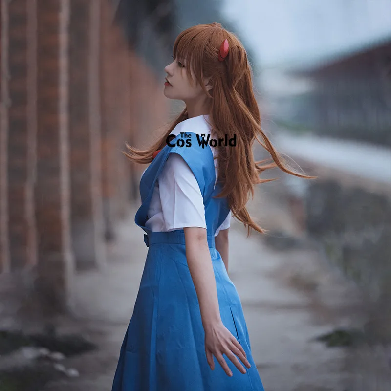 EVA Ayanami Rei Asuka Langley Soryu School Uniform Dress Outfit Anime Customize Cosplay Costumes image 4