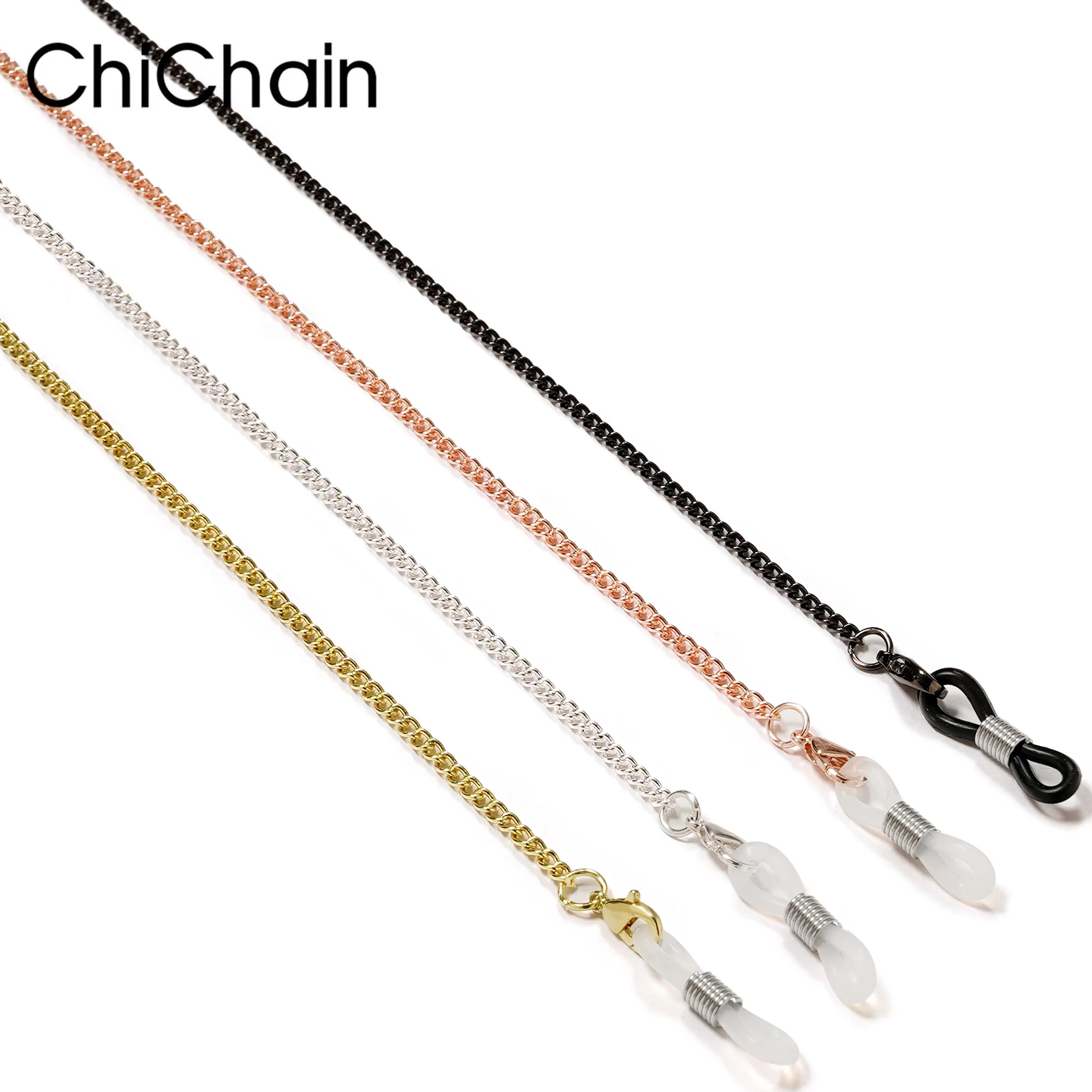 1pc Multi-purpose Steel Vacuum Glasses Chain Glasses Hanging Rope Vintage Glasses Hanging Chain Mask Chain Anti Loss Neck Rope