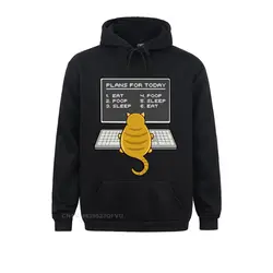 Cat Engineer Plans For Today Top Men It Computer Coder Programmer Normal Long Sleeve Designer Anime Men Anime Sweater