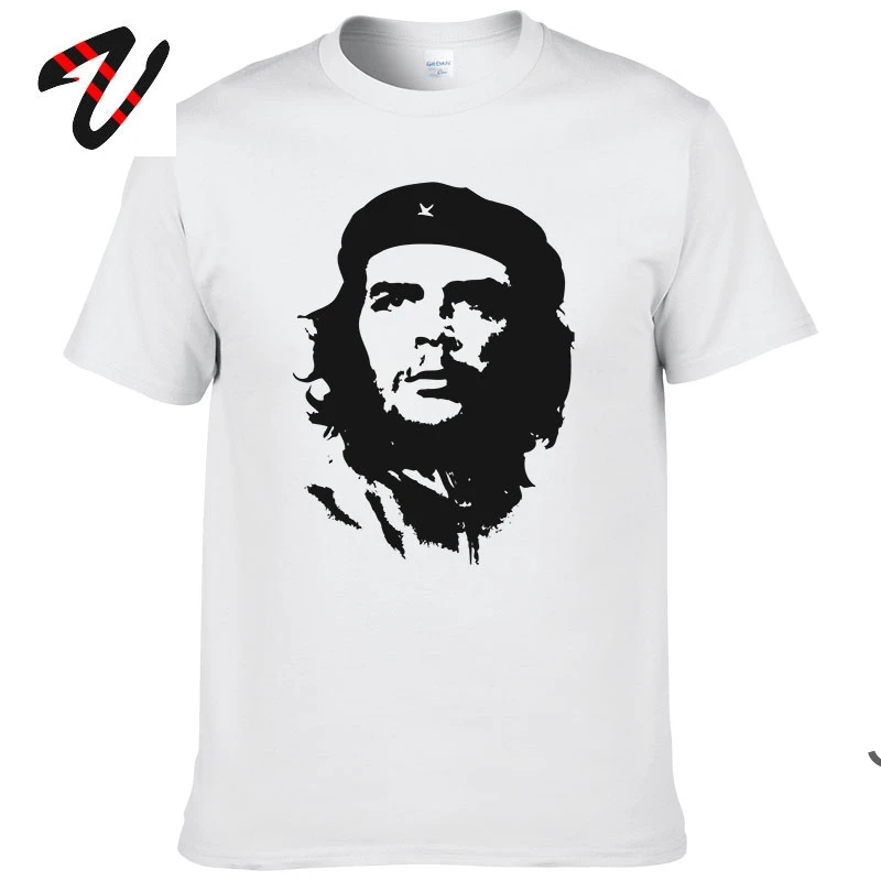 Character Features Che Guevara Graphic T Shirt Men 100 Cotton Loose Vintage Style Sweatshirt High Quality O-Neck Tee Shirt Homme