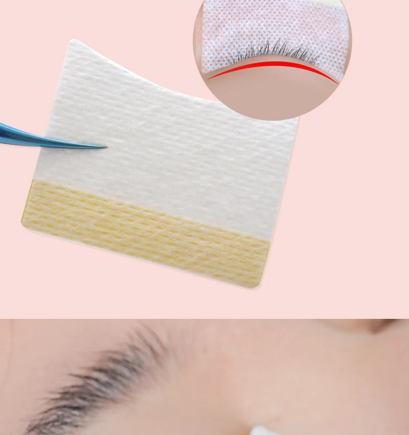 30/40Pcs Einweg Auge Pad Wimpern Verlängerung Patch Lash Verlängerung Baumwolle Papier Auge Aufkleber Tipps Wrap Make-Up-Tool schönheit Produkt – Detail 5