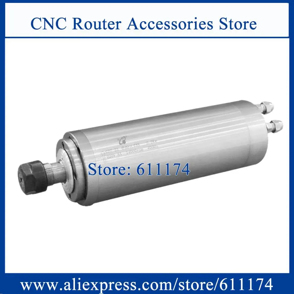 HQD GDZ-23 wood spindle motor 2.2KW ER20 24000rpm water cooled spindle Motor D80mm/D85mm 4 Bearings