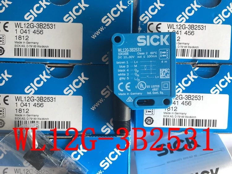 

100% new original SICK photoelectric switch WL12G-3B2531 Item number 1041456