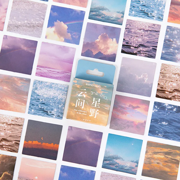 

star wilderness in the cloud Decorative Stationery mini Stickers set Scrapbooking DIY Diary Album Stick Lable