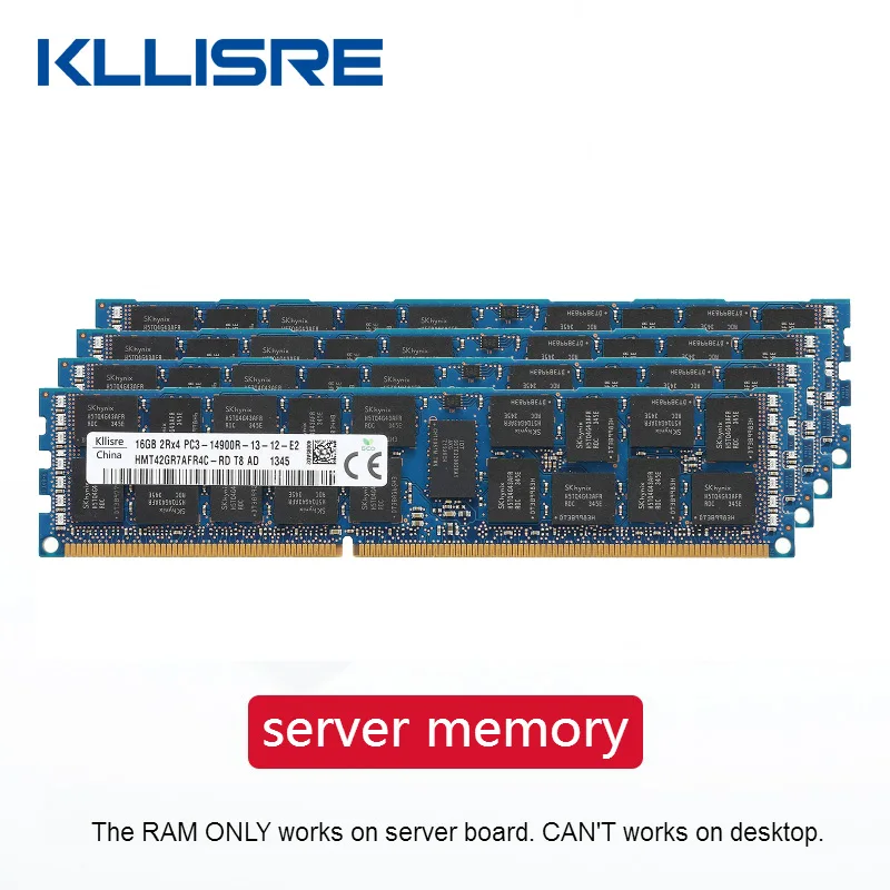 Kllisre Memória DDR3 4GB 8GB 16GB 32GB ECC server memory 1333 1600 1866 ECC REG RAM X58 X79 motherboard