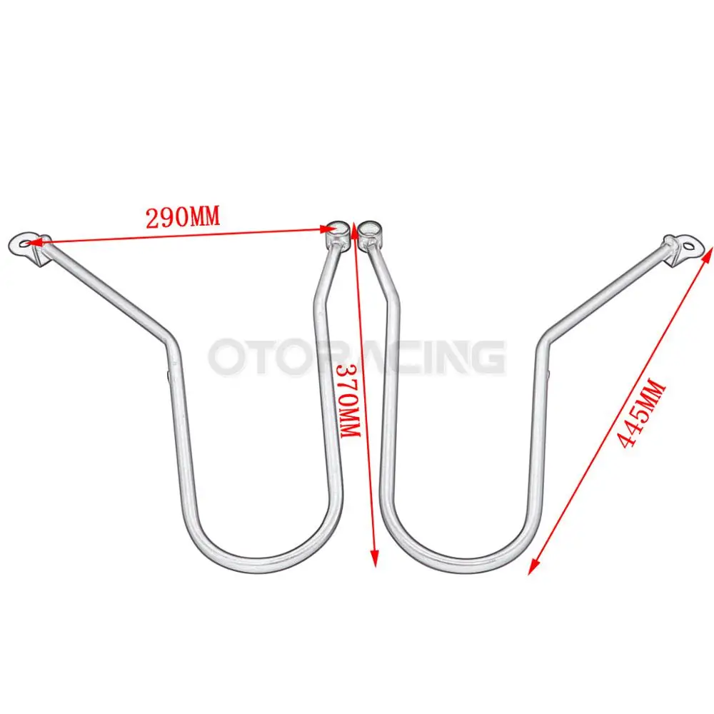 Motorcycle Pannier Rail Saddlebag Support Bracket For Triumph Bonneville T100 / SE T120 Thruxton Scrambler 2001-2015 2013 2014