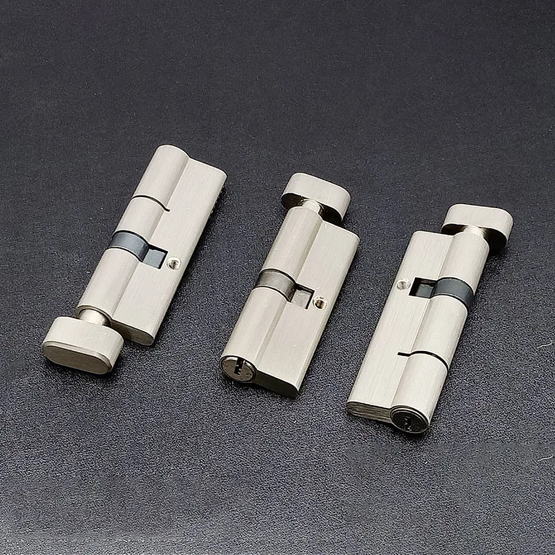 DIY Pure Copper Lock Core Security  Hardware  Lock Cylinder  Interior Bedroom  Living  Handle  Brass Key