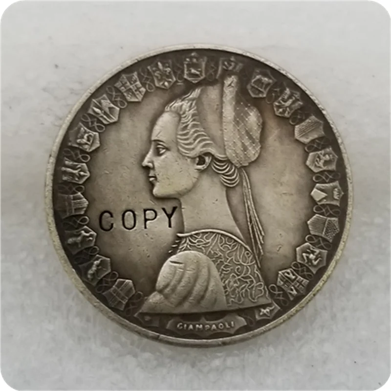 Italia 500 Lire "Caravelle" copia monedas conmemorativas-réplica de monedas medalla monedas insignia coleccionable