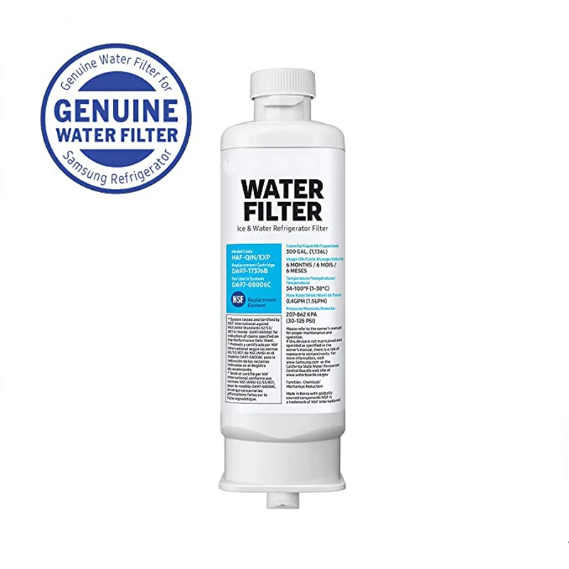 Reemplazo de filtro de agua para refrigerador Samsung DA97-17376B, DA97-08006C, HAF-QIN / EXP, RF23M8070SG, 3 paquetes