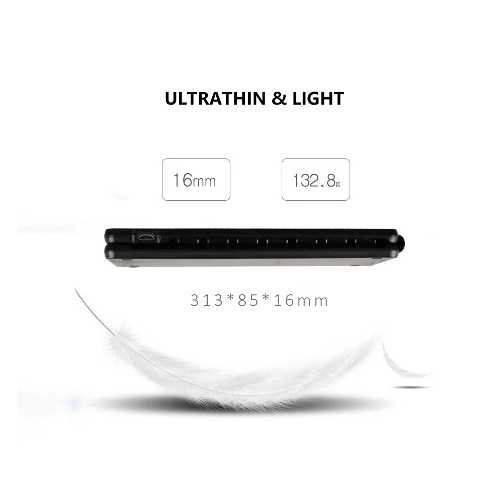 AVATTO Light-Handy Mini Wireless Bluetooth Folding Keyboard,Foldable Wireless Keypad for IOS/Android/Windows ipad Tablet phone