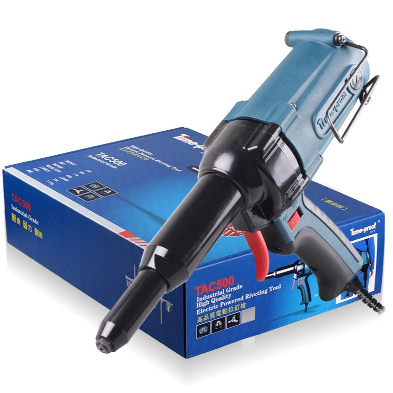 TAC500 Electric Blind Rivets Gun Riveting Tool Electrical Power Tool 400W 220V For 3.2-5.0mm High Quality