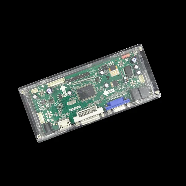 LED/LCD display controller board transparent plastic protective case For our TV/M.NT68676/EDP/2AV controller driver motherboard