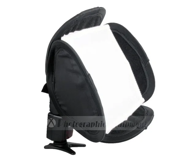 カメラフラッシュライトディフューザーソフトボックスsb600sb800 sb900 430ex580ex for yongnuo YN-560フォトスタジオアクセサリー (23x23cm)