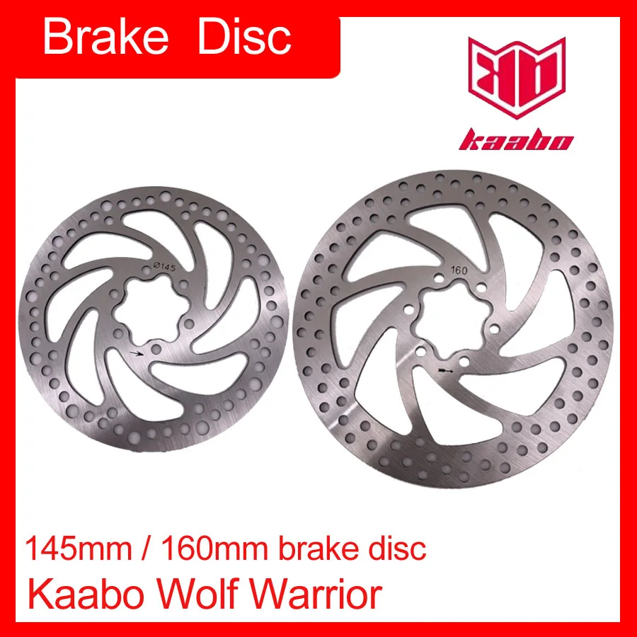 Wolf Warrior Brake Disc 145mm 160mm Spare Parts 145 160 For Kaabo Wolf Warrior Electric Scooter