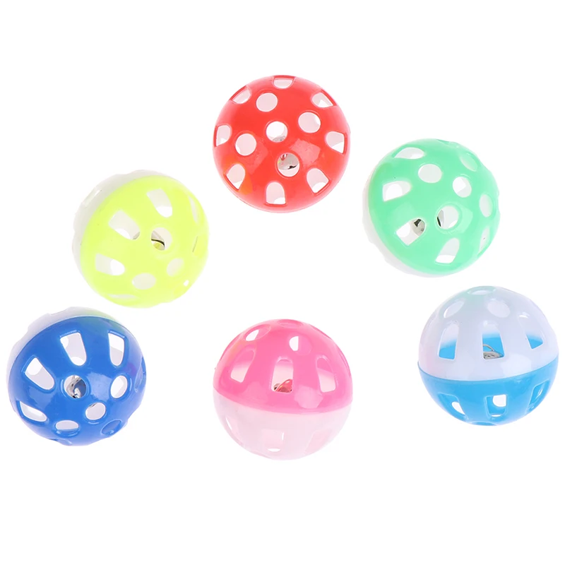 1pc 3.8cm Pet Parrot Toy Bird Hollow Bell Ball For birds Chew Fun Cage Toys