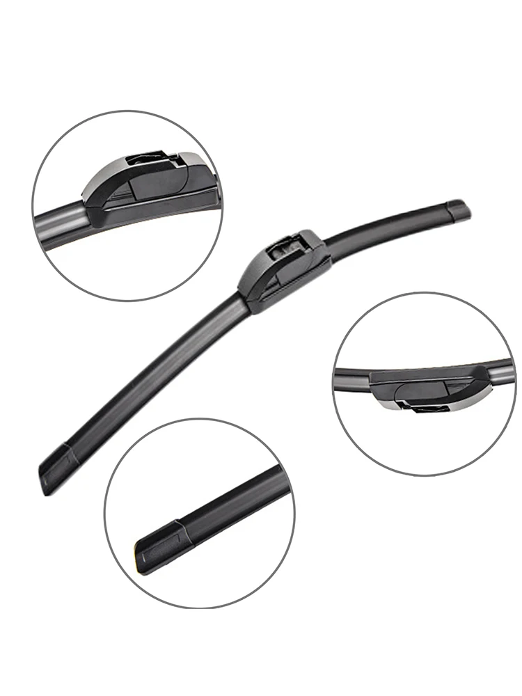 Car Windshield Wiper Blades U-type Car Wiper Bladeless Wiper Hook Wiper Frameless Bracketless Car Wipers 16 18 20 22 Convenient