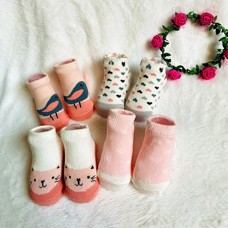 1Lot=4Pairs Infant Girl Socks Set Princess Cotton Socks for Baby Girls Newborn Kids Stuff Accessories Bebe Pink Meisjes sokken