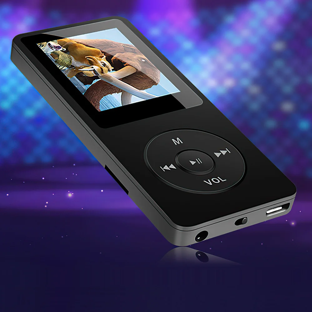 Mini MP3 Walkman Portable Player HiFi Music Player Support TF Card EBook Video Playback for Student Children with 1.8inch Screen