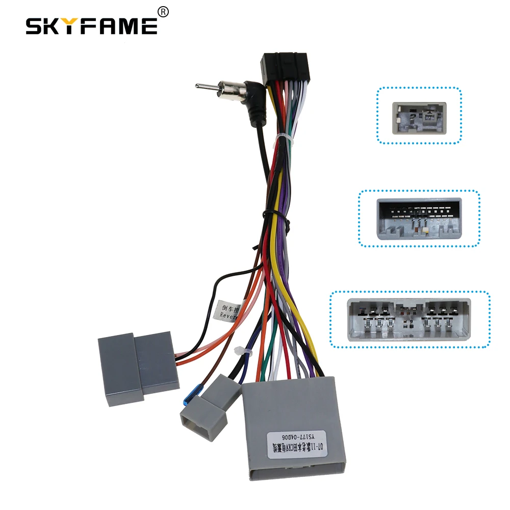 SKYkytrasure16pin-カーステレオワイヤーハーネス,ホンダ用,rv CR-V,シビック2007-2011,電源ケーブル