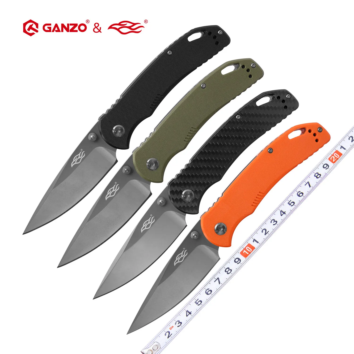 Ganzo G7531 G7533 Firebird F7531 58-60HRC 440C G10 or Carbon Fiber Handle Folding Knife  Outdoor Camping Tool Pocket Knife - view 3