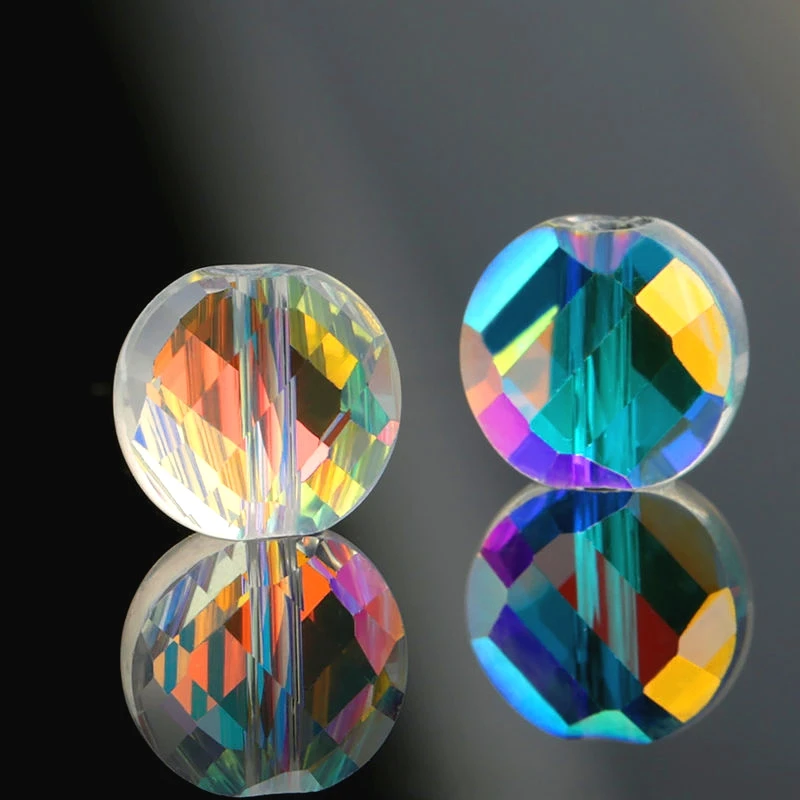 Cuentas distorsionadas facetadas superbrillantes, cuentas de cristal austriaco de 6mm, cuentas de joyería para pulsera y pendientes, accesorios de 100 piezas