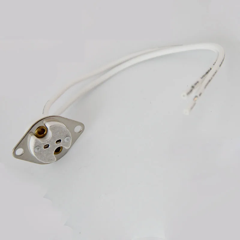 15pcs MR16 MR11 GU5.3 G4 Lamp Holder Bulb Base With 15cm Wire Ceramic Halogen Socket Pottery Connector 12V - 250V