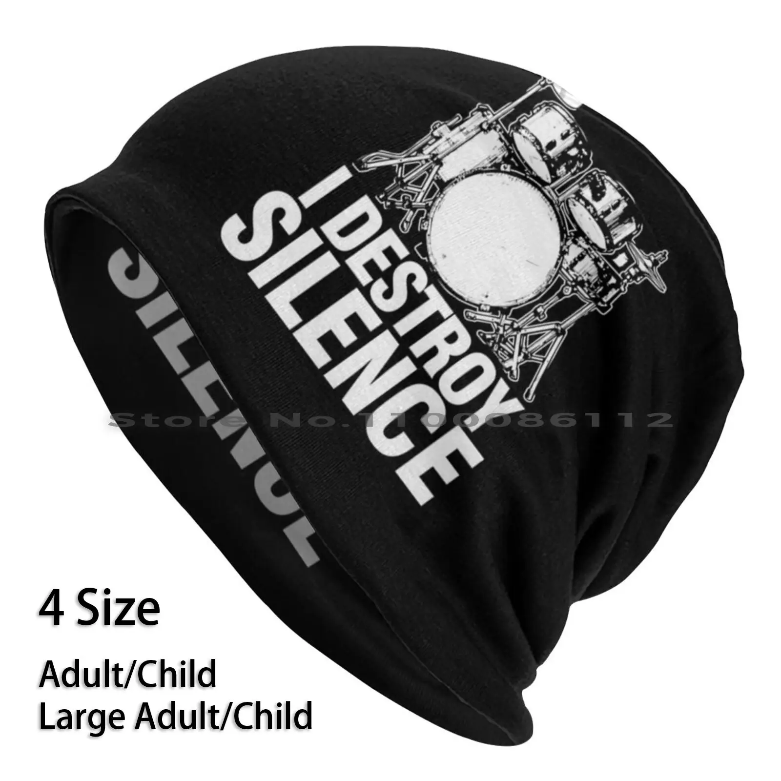 Drums Players | Drummer Musical Instrument Music School Music Gifts Beanies Knit Hat Playing Drums Music Band Idea Learning To