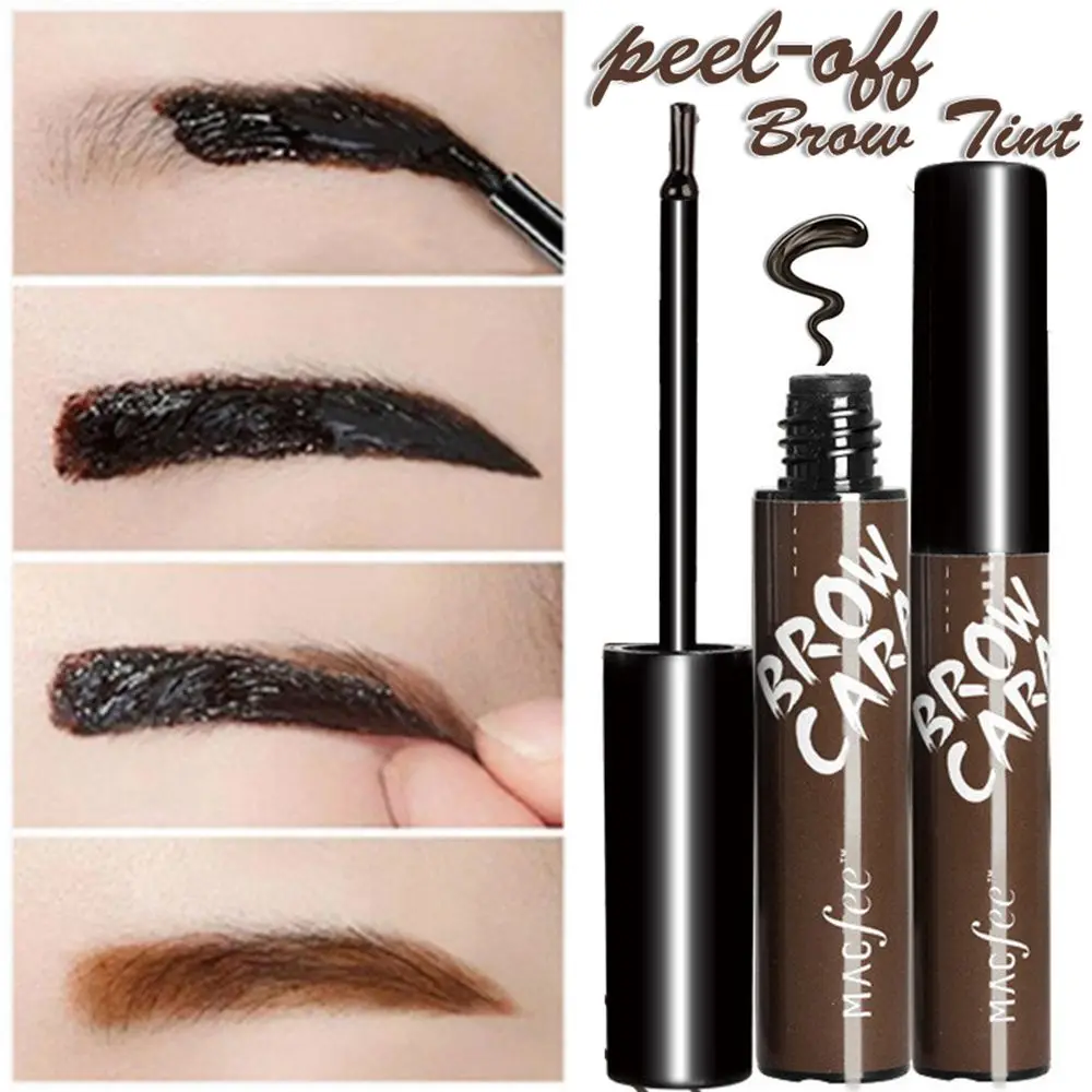 3 colori Peel Off crema per tatuaggi antitraccia sopracciglio Enhancer Dye Eye Makeup Gel per sopracciglia tinta