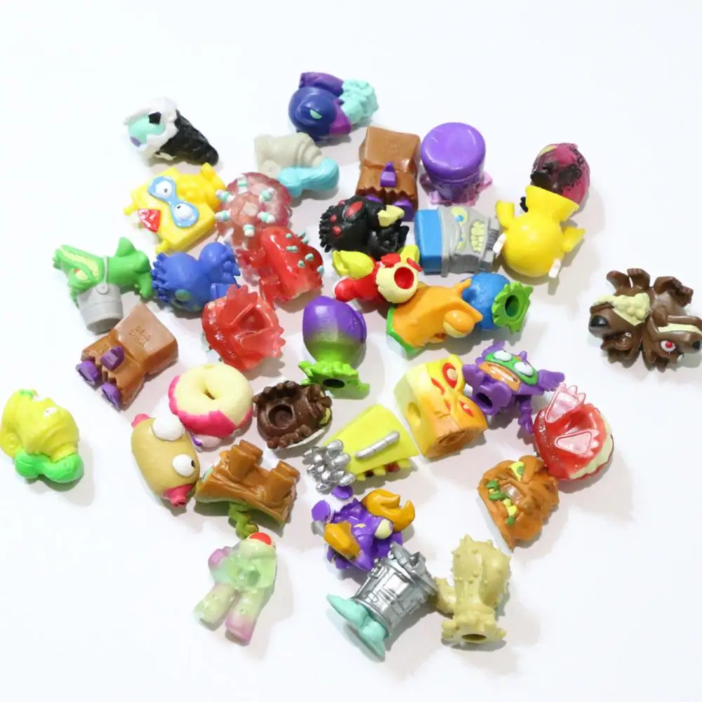 50Pcs/set Popular Soft Garbage Doll The Grossery Gang Model Toy Action Figures Toys Capsule Toy For Children Christmas Gift