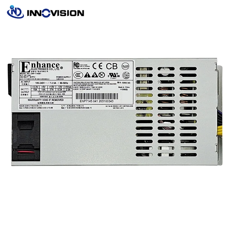 Flex 1U server power supply ENP-7145B1 1U 450w for htpc mini pc nas server