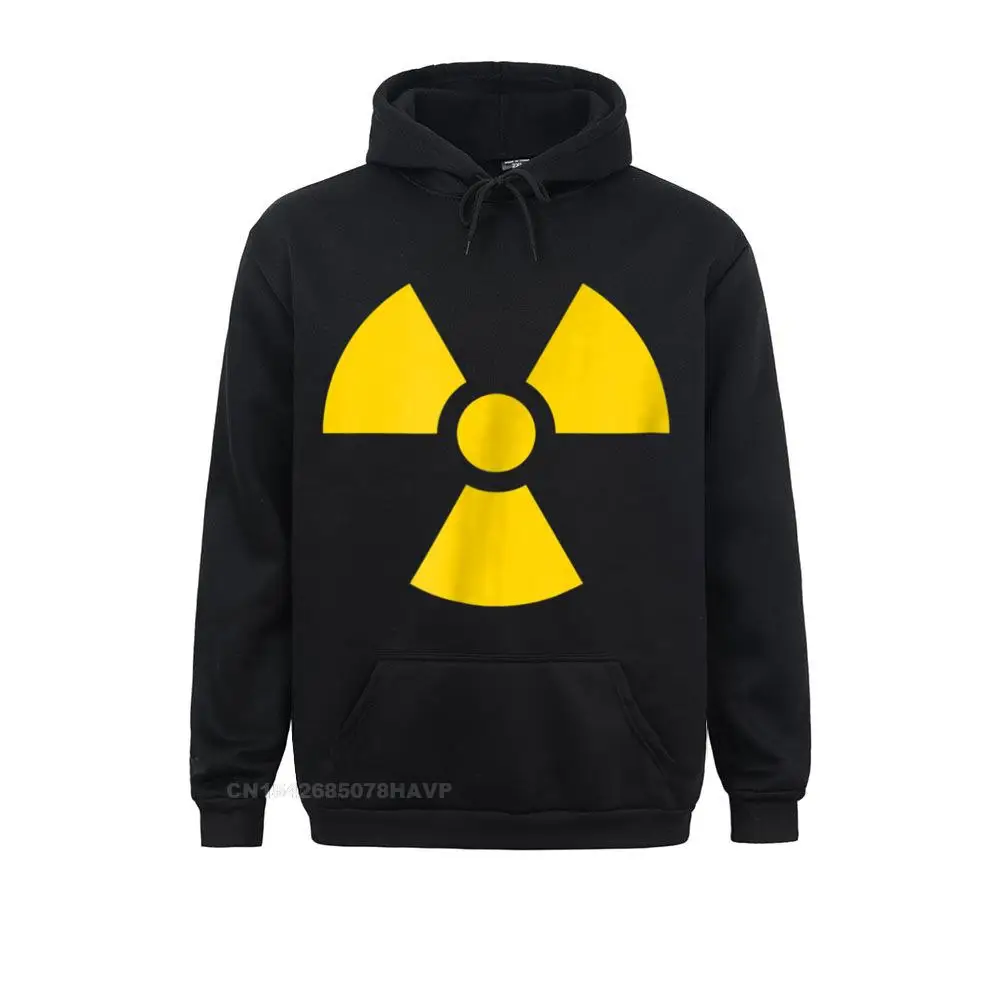 Funny Radioactive Symbol Hoodie Novelty Shirt Men Sweatshirts Brand VALENTINE DAY Long Sleeve Hoodies Crazy Hoods