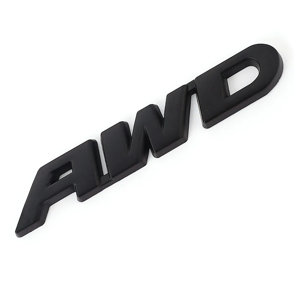 ثلاثية الأبعاد معدنية AWD شعار شعار ملصق 4WD شارة شعار مائي لشركة فولكس فاجن تويوتا هوندا فورد بنز أودي BMW بويك أوبل جي إم سي مازدا SUV على الطرق الوعرة