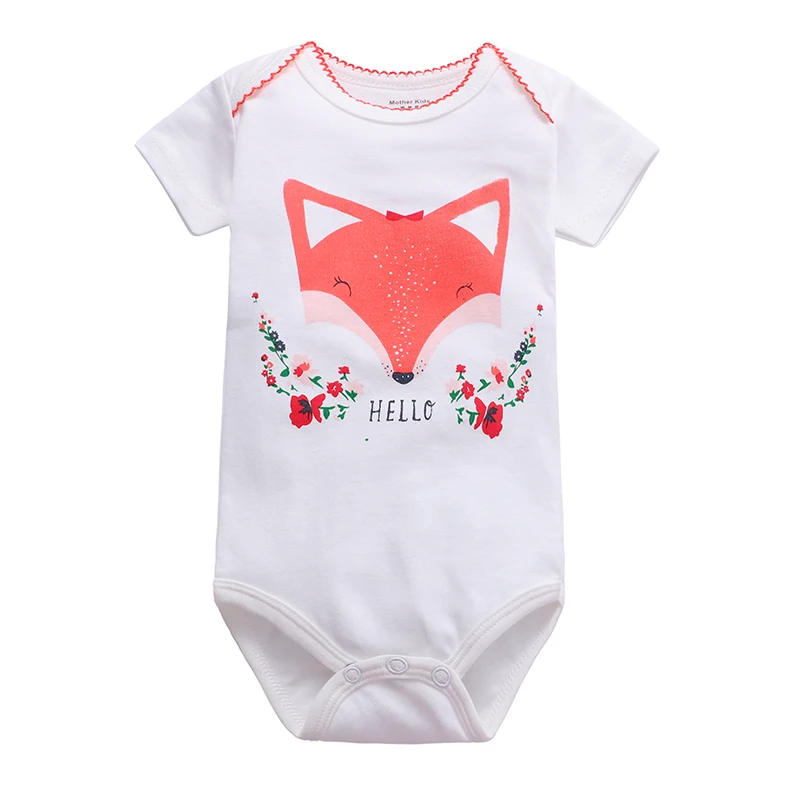 Babies Boys Clothing Bodysuit Newborn Baby Girls Short Sleeve Body 3 6 9 12 18 24 Months Summer Clothes