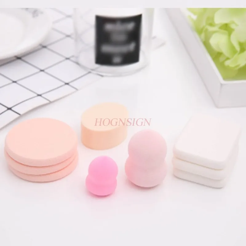 9-częściowy zestaw do makijażu w kształcie rombu Zestaw puf do montażu w podróży Tykwa Beauty Załadunek i rozładunek Wyprzedaż bawełny