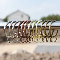 10/30/50PCS LOT Iron Home Decoration Curtain Accessories four Colors Plastic Rings Eyelets for Curtains Grommet Top