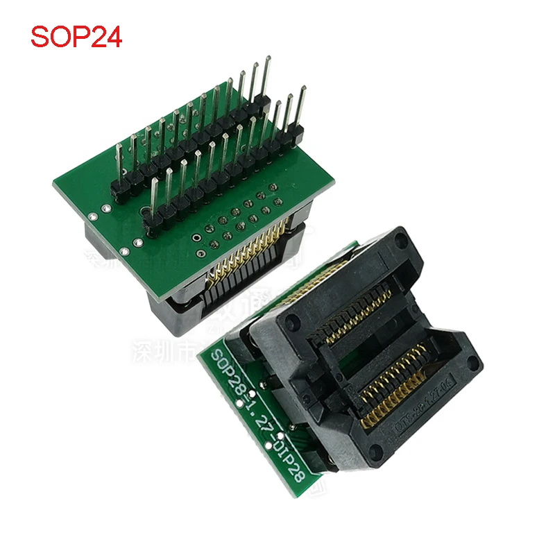 SOP8 Burn-in Socket 14/16/18/20/24/28 to DIP Wide and Narrow Body Chip Adapter IC Conversion Test Seat