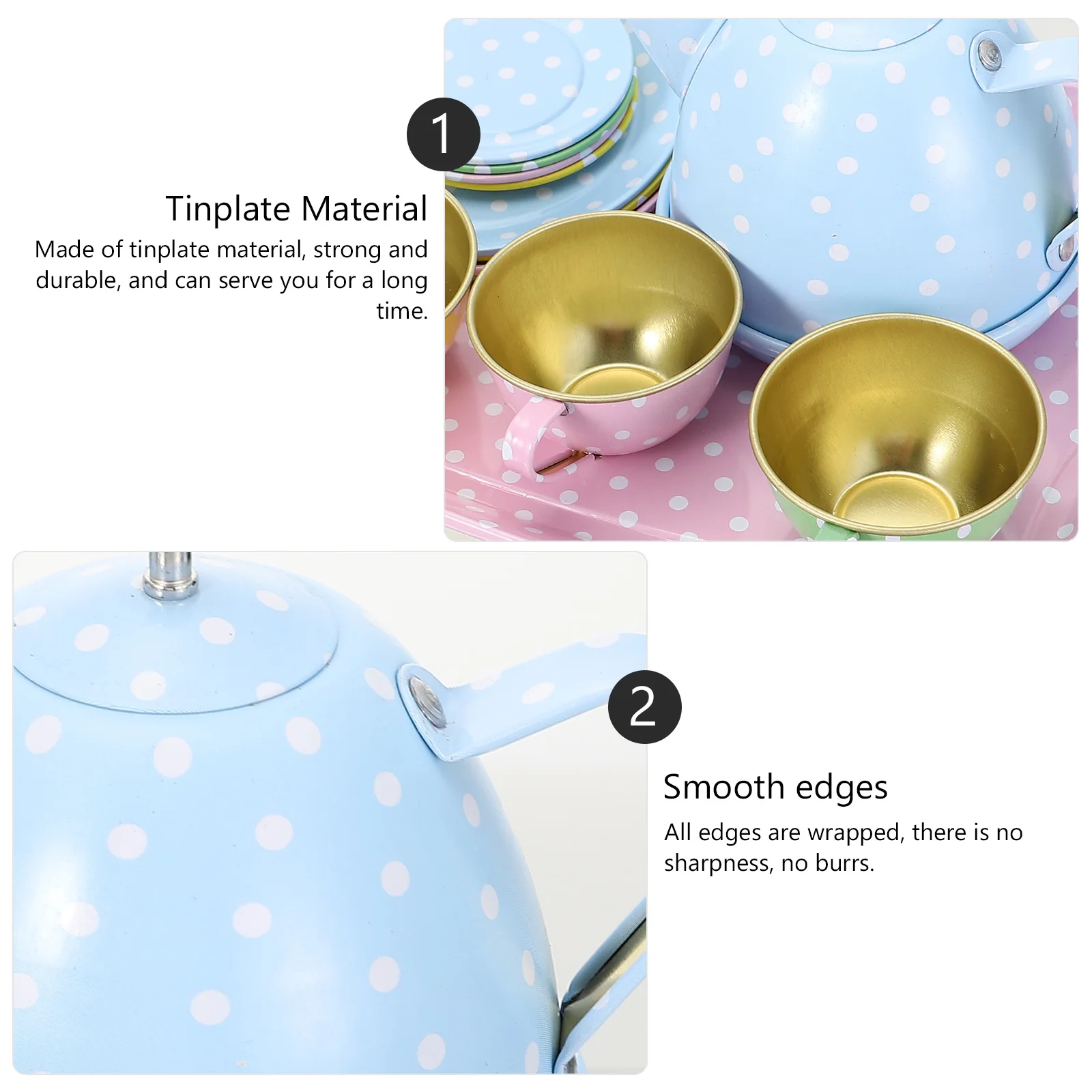 1 Set/15 stks Huis Decoraties Accessoires Mini Thee Ware Simulatie Keuken Kinderen Speelgoed Thee Kit Blik Servies