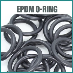 CS1mm EPDM O RING ID 1/2/2.5/3/3.5/4/5/5.2/6/6.5/7*1 mm 100PCS O-Ring Gasket Seal Exhaust Mount Rubber Insulator Grommet ORING