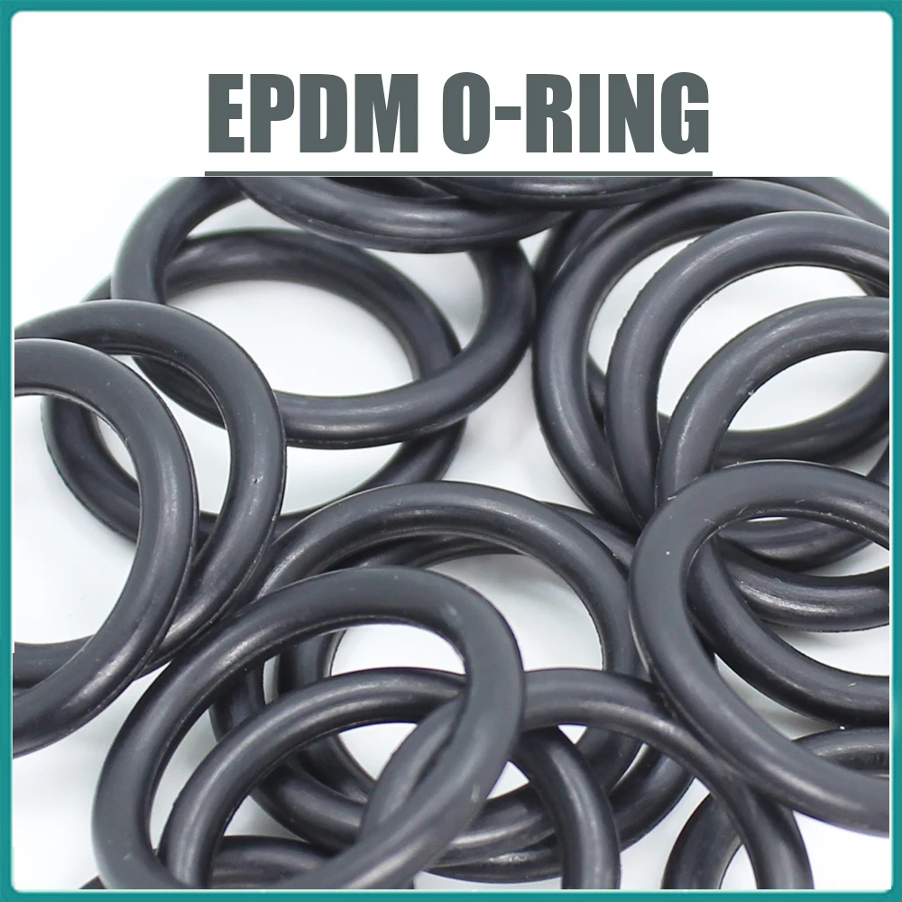 CS1mm EPDM O RING ID 1/2/2.5/3/3.5/4/5/5.2/6/6.5/7*1 mm 100PCS O-Ring Gasket Seal Exhaust Mount Rubber Insulator Grommet ORING