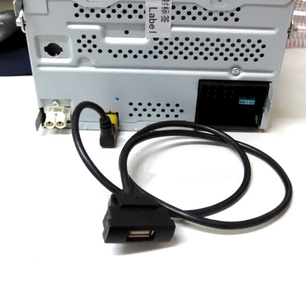 Car Radio Extend USB Female Male 4Pin Plug Interface Cable Adapter for Skoda Octavia RCD510 RNS315 Panle Android Navigation
