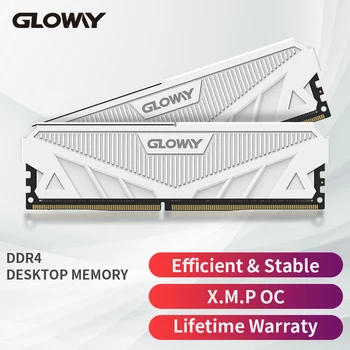 Gloway memory RAM DDR4 3200mhz 16GB 8GB 3600mhz memory DDR4 16GB (8GBX2) (16GBX2) for computer desktop cooler memory