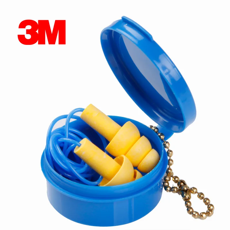 3M 340-4002 Ear Plugs with Straps Anti-noise Earplugs Sleeping Earplugs Christmas Tree Comfortable Ear Protector with Box