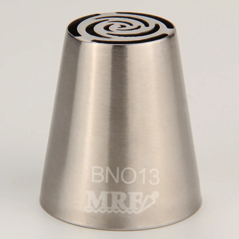 MRF Stainless Steel 304 Large Ten Petal Rose Russian Piping Nozzle Cake Cupcake Decorating Icing Tips #BNO13