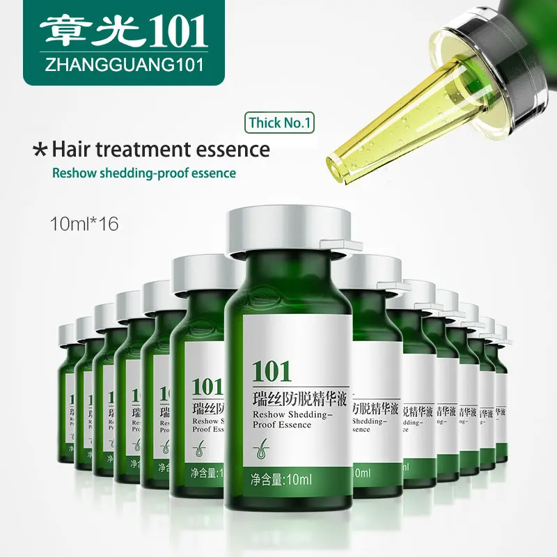 Zhangguang 101 B Formula Hair Tonic 10ml X16 Powerful Anti Hair Loss Chinese Herbal Medicine Therapy Hair Loss Treatment Essence