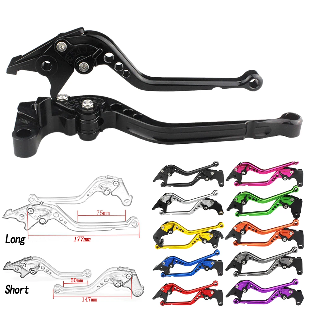 Long & Short Motorcycle CNC Adjustable Brake Clutch Levers For Yamaha XJR1300 1995 96 97 1998 1999 2000 2001 2002 2003 XJR 1300