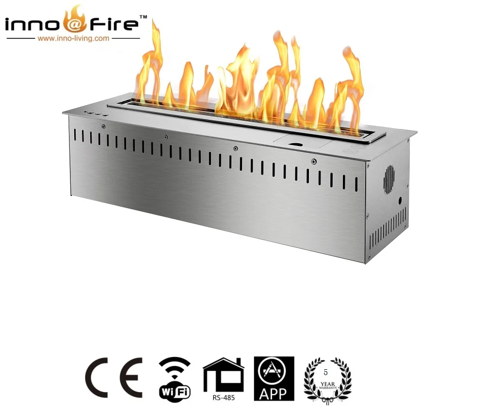 

21 AUG Inno-Fire 30 inch silver or black automatic bio fireplace fireplace insert