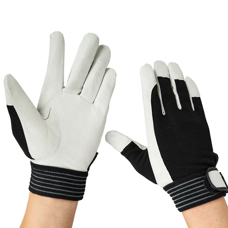 QIANGLEAF 3pcs High Quality Working Glove Best Selling Soft Microfiber Work Safety protective Garden Racing Gloves 6450