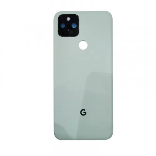 OEM Middle Frame With Side Buttons Back Cover with Camera Glass Replacement  for Google Pixel 5