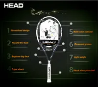 Original Head Tennis Racket Black Professional Tennis Racquet Carbon Tenis Padel With Bag Overgrip Dampener Raquete De Tenis 414 3