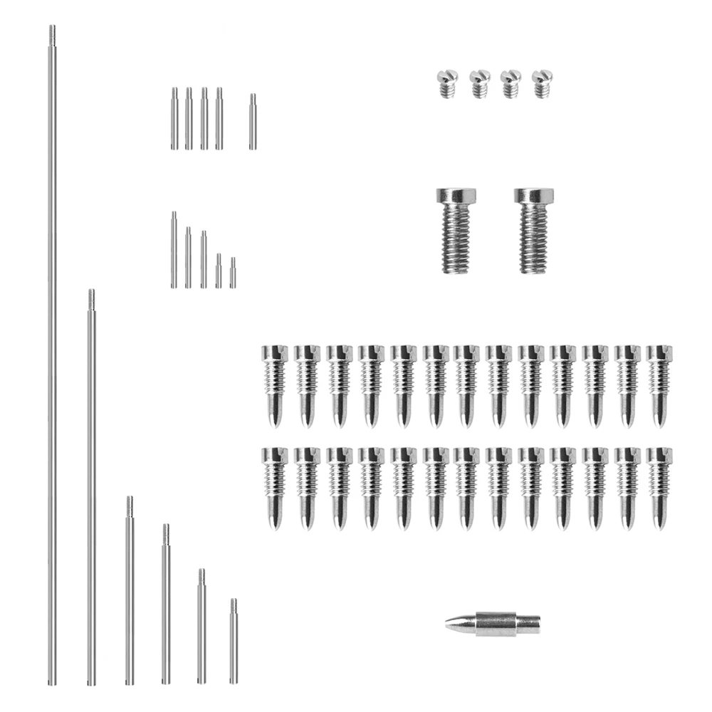 M MBAT 49pcs/set ocel saxofon spravit nástroje závitové táhlo lodní šroub sada tenor saxor příslušenství woodwind měřici zařízení náhrada součástky